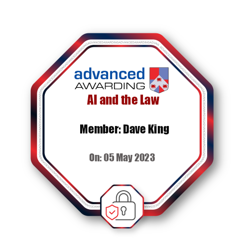 AI and the Law - Dave King